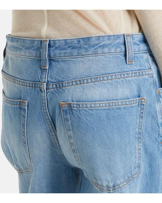 The Row Blue Eglitta Straight Jeans