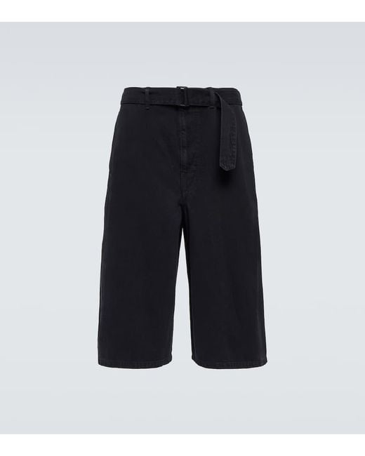 Lemaire Bermuda-Shorts Twisted aus Denim in Black für Herren