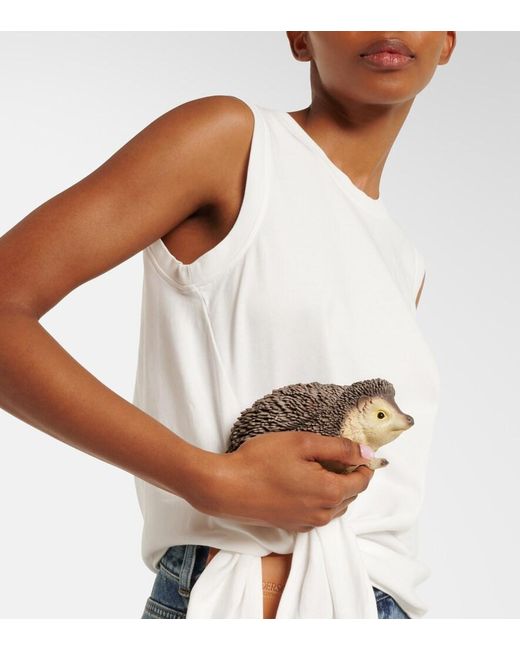J.W. Anderson Brown Hedgehog Clutch