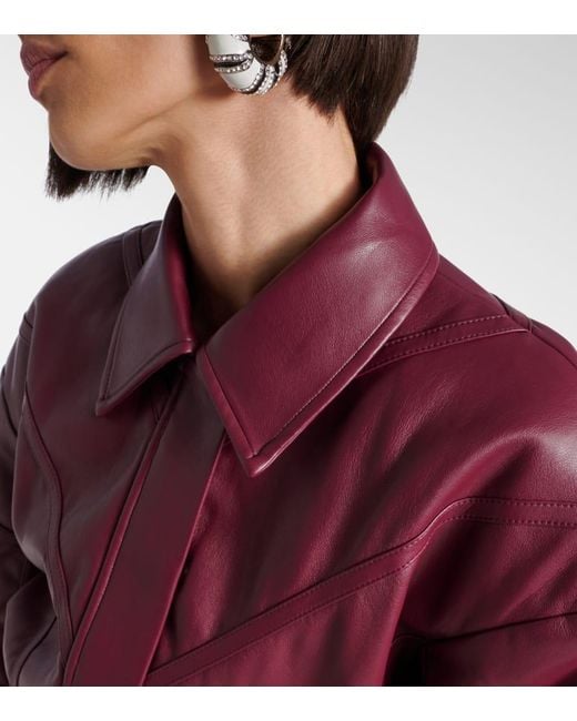 Bomber Cropped di ROTATE BIRGER CHRISTENSEN in Red