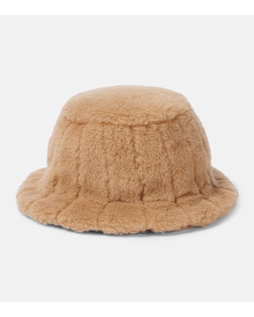 Gabriela Hearst Natural Moreau Wool, Silk, And Cashmere Bucket Hat