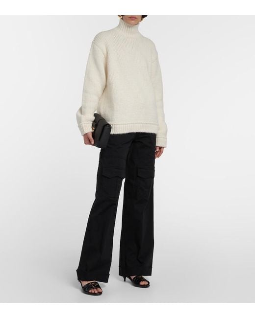 Tom Ford White Alpaca And Wool-Blend Sweater