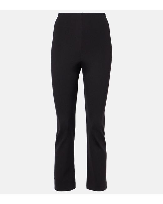 FFORME Blue Shim Cropped Jersey Slim Pants