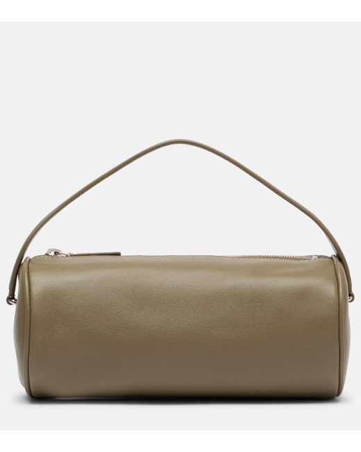 The Row Metallic Tote Round 90's Aus Leder