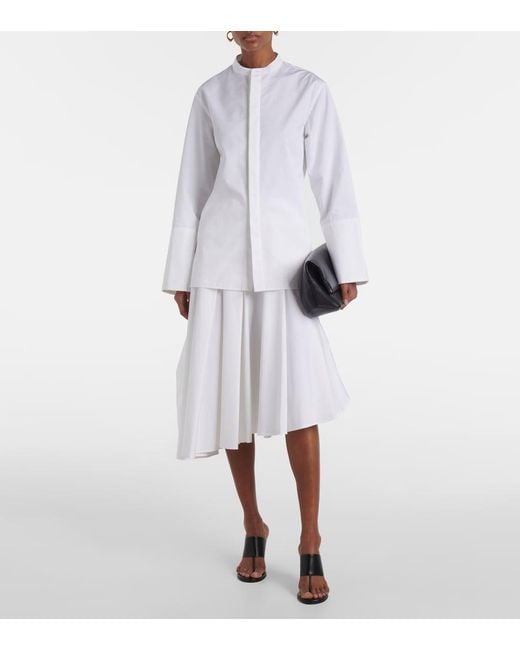 FFORME White Esme Cotton Shirt