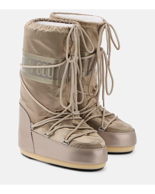 Moon Boot Natural Icon Glance Snow Boots