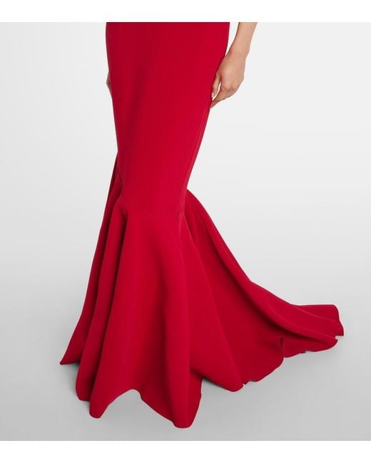 Solace London Red Kerra Halterneck Gown