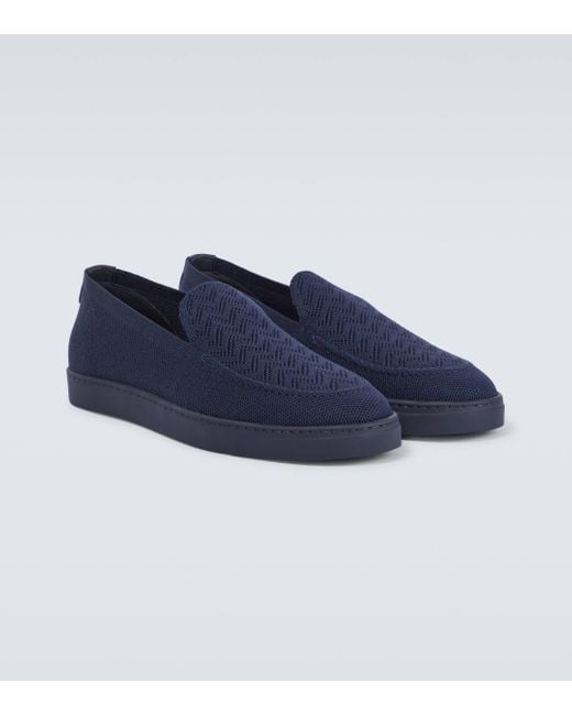 Armani slip cheap on shoes