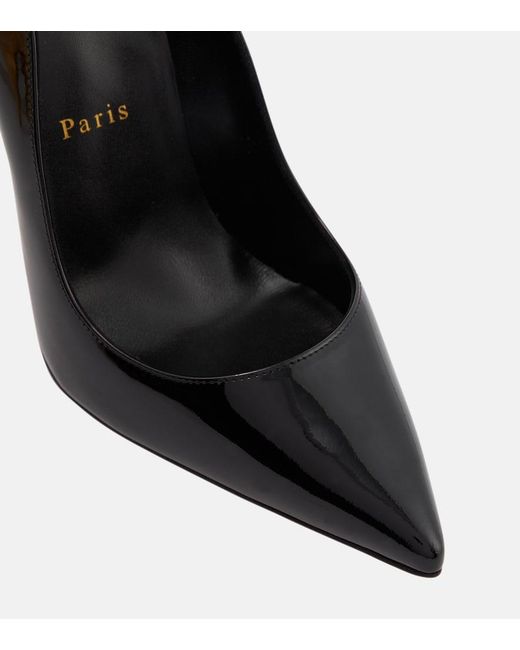 Christian Louboutin Black Lipchick 100 Patent Pump