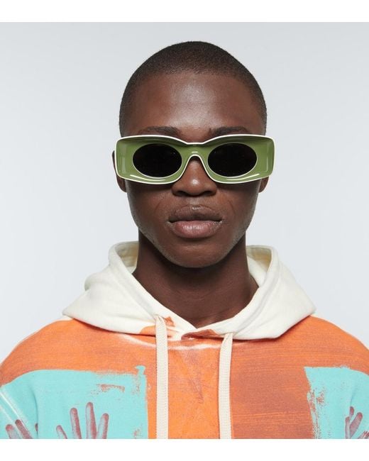 Loewe Gray Paula's Ibiza Acetate Sunglasses for men