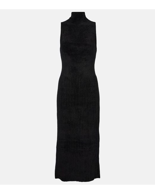 Proenza Schouler Black Label Lindsey Midi Turtleneck Dress