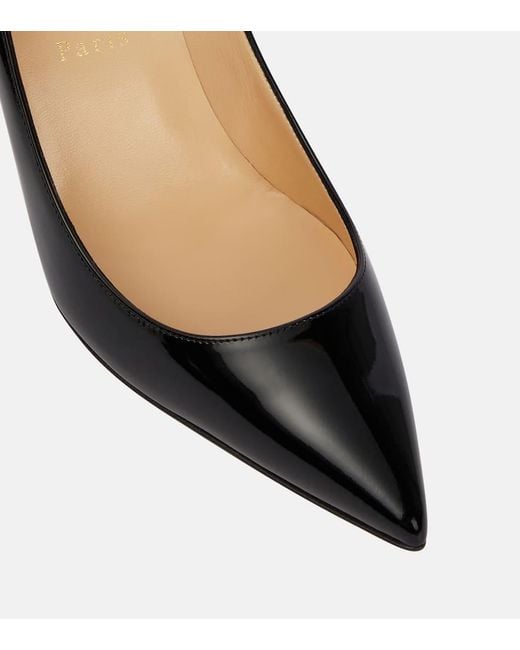 Christian Louboutin Black Pumps Kate Aus Lackleder
