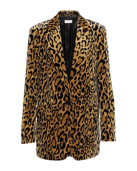 Dries van noten on sale leopard coat