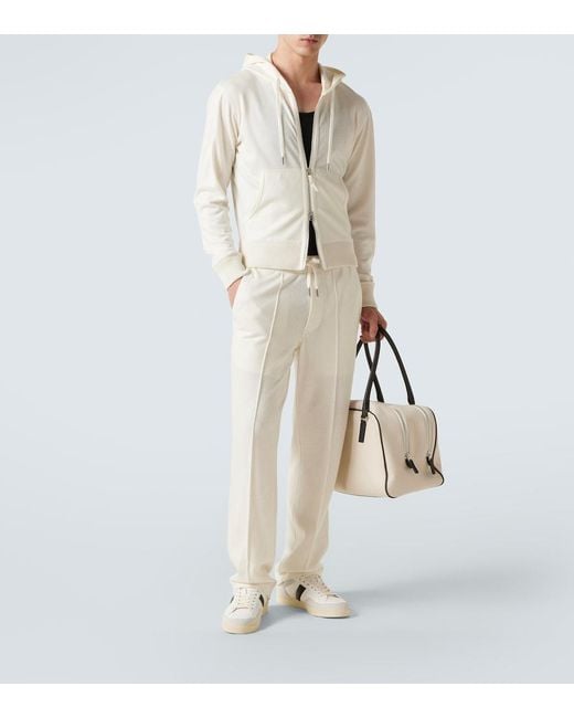 Tom Ford White Cashmere Sweatpants for men