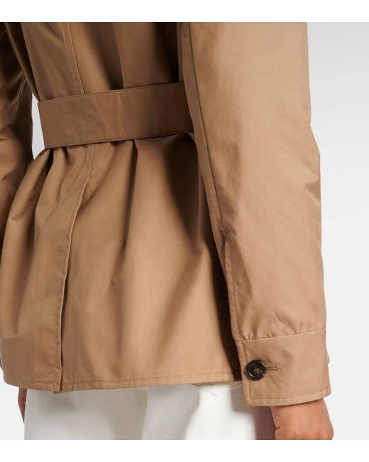 Max Mara Natural Jacke Giulia Aus Twill