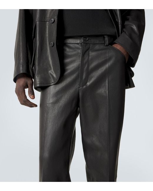 Pantaloni Regular di Auralee in Gray da Uomo