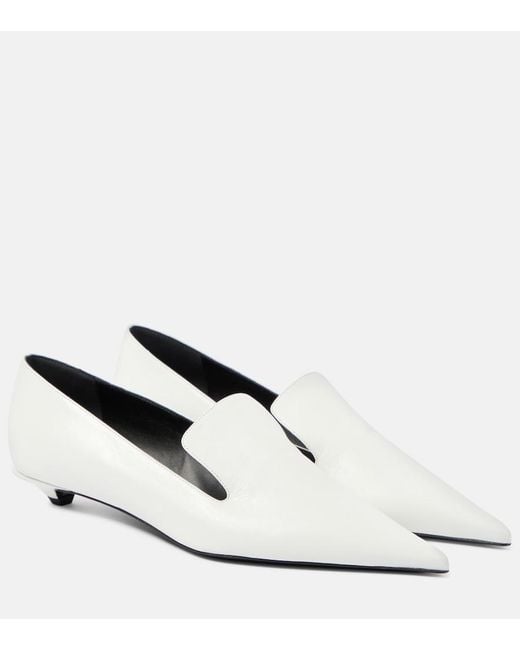 Proenza Schouler White Leather Pumps