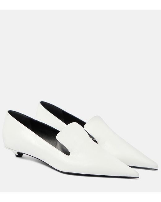 Proenza Schouler White Leather Pumps