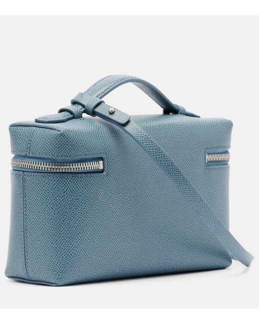 Victoria Beckham Blue Vanity Leather Vanity Bag