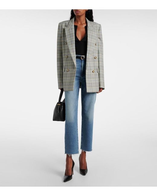 Citizens of Humanity Blue Caia High-Rise Straight Jeans