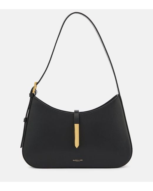 DeMellier London Black Tokyo Leather Shoulder Bag