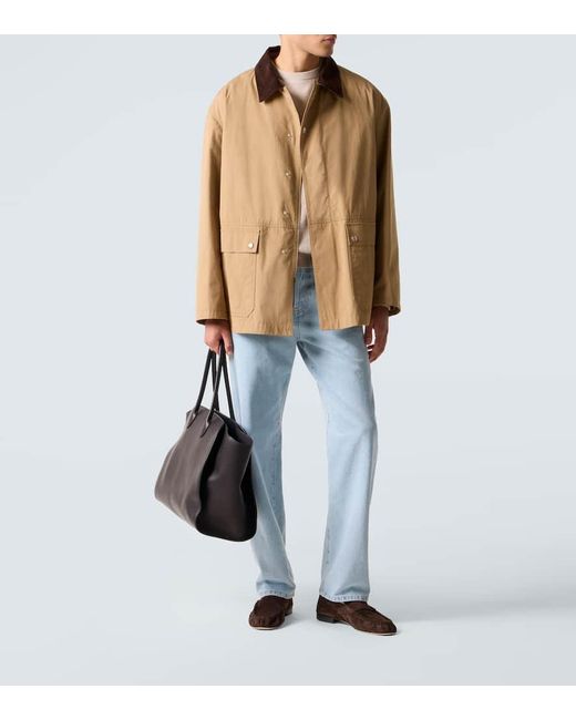 The Row Loafers Aus Veloursleder in Brown für Herren