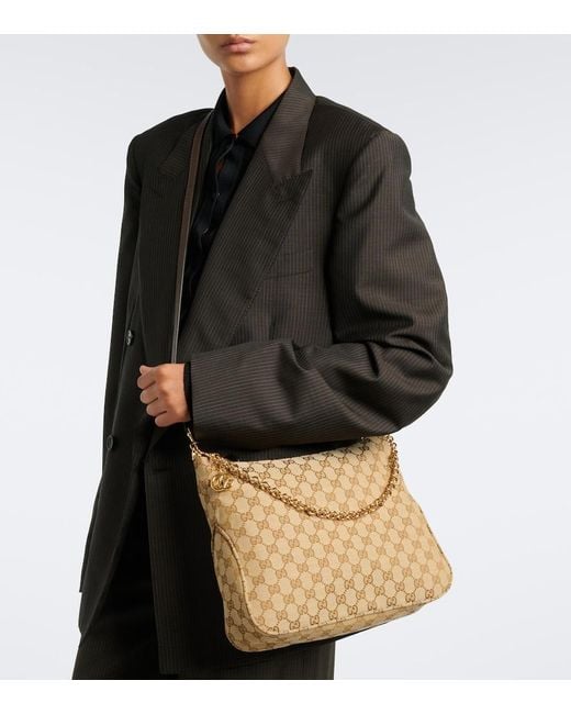 Gucci Natural Lady Lunetta Chain Medium Shoulder Bag