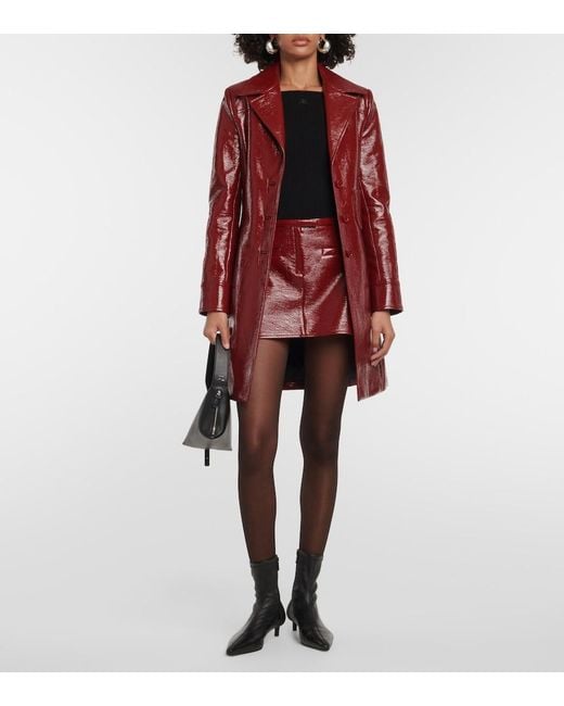 Top En Maille Cotelee Courreges en coloris Black
