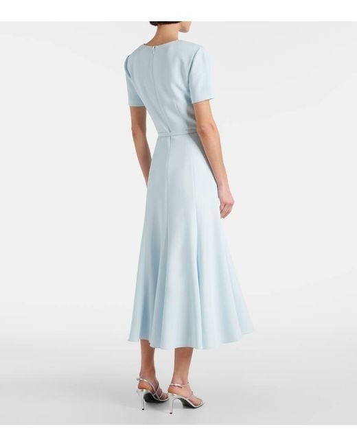 navy blue dress for baby girl Cady Maxi Dress by Roland Mouret