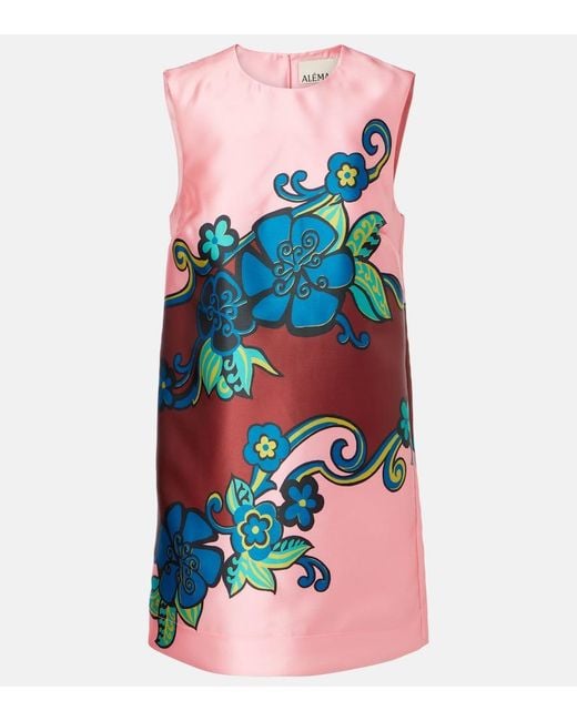 ALÉMAIS Multicolor Printed Minidress