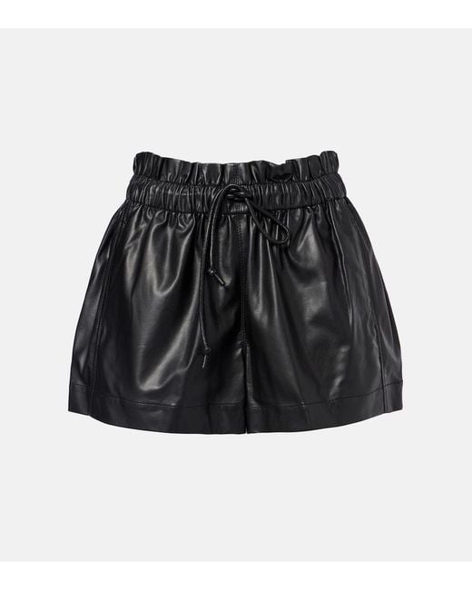 Isabel Marant Black Naline High-Rise Shorts