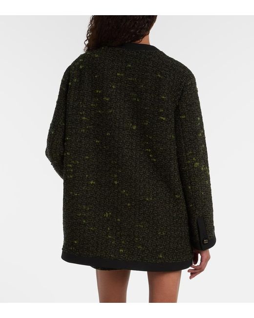 Gucci Black Wool-Blend Coat