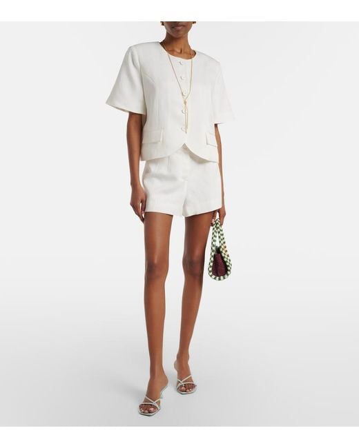 Faithfull The Brand White Orsa Blazer