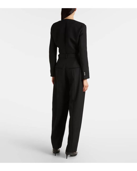 Khaite Blue Hose Dugan Aus Wolle