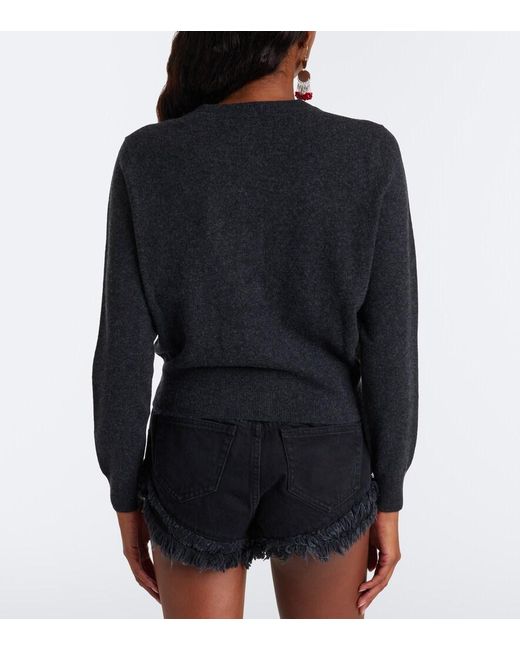 Isabel Marant Black Idesia Wool And Cashmere Cardigan
