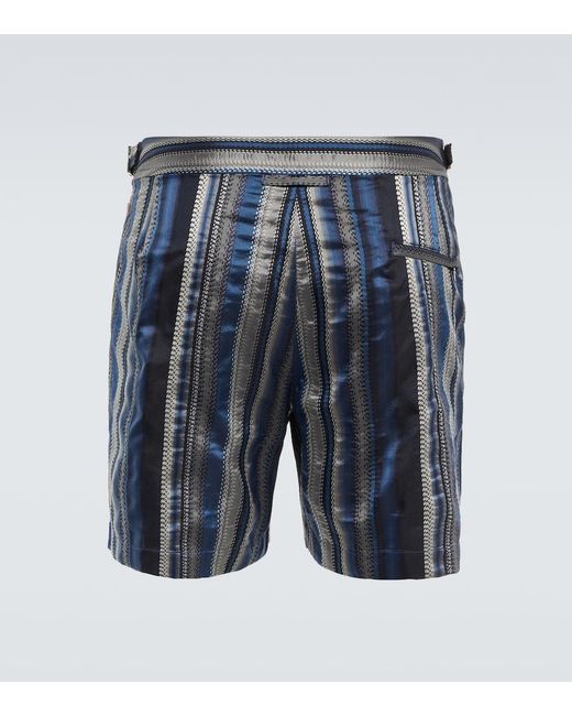 Orlebar Brown Blue Bulldog Swim Shorts for men