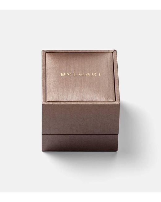 BVLGARI White Ring Divas' Dream Aus 18Kt Rosegold Mit Diamanten Und Malachit