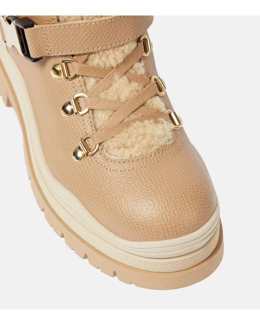 Bogner Natural Arosa Ankle Boots