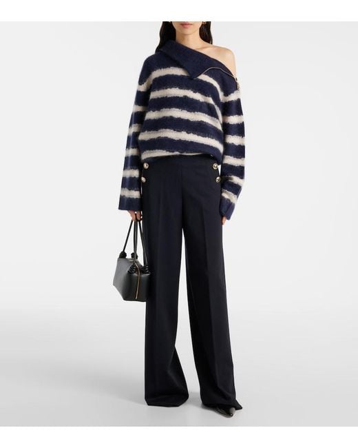Dorothee Schumacher Blue Emotional Essence Palazzo Pants