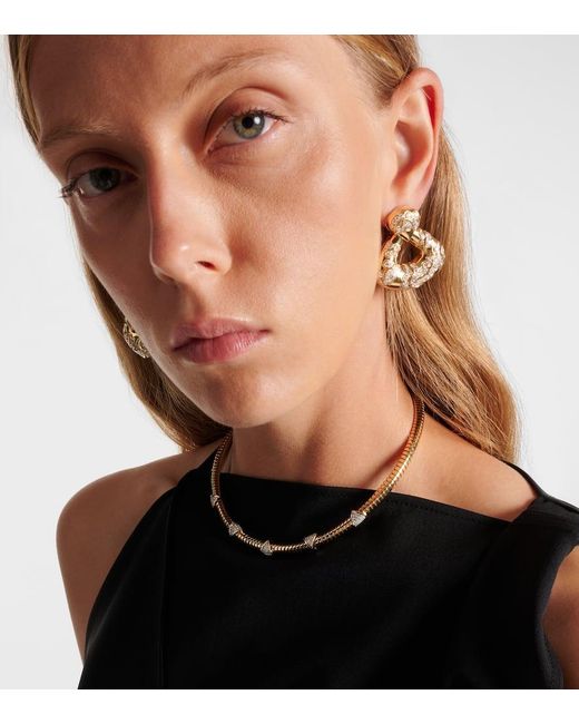 Marina B Metallic Halskette Trisolina Aus 18Kt Gelbgold Mit Diamanten