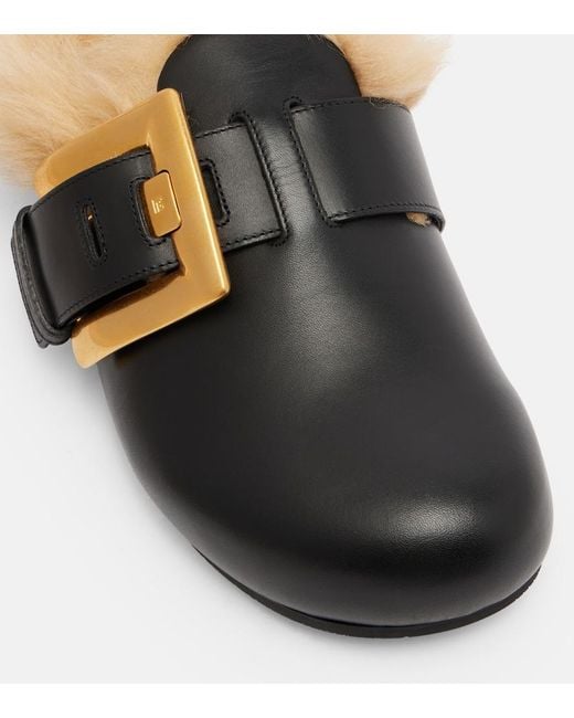 Balmain Black Mules