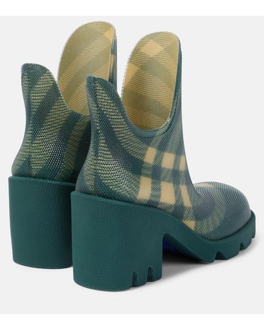Burberry Green Wellies
