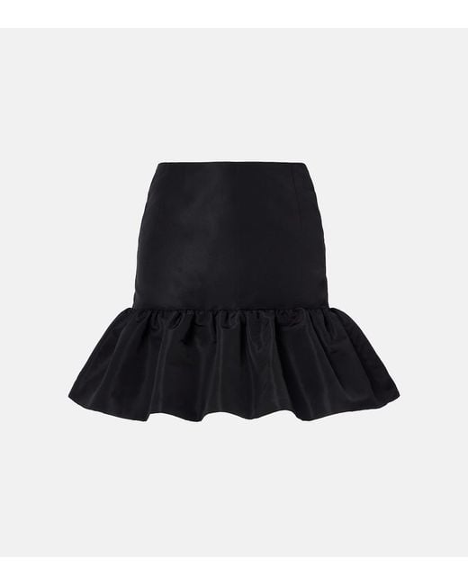 Nina Ricci Black Flared Miniskirt