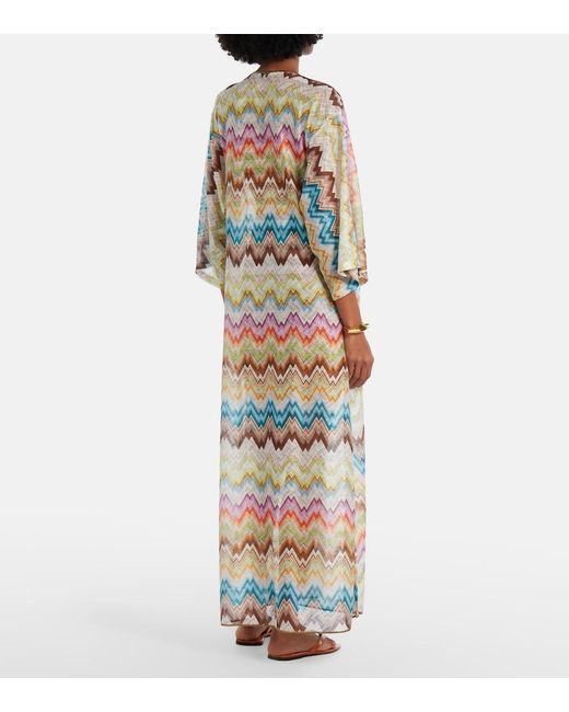 Missoni Metallic Zigzag Beach Cover-Up