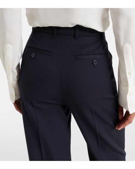 McQueen Blue Straight Pants