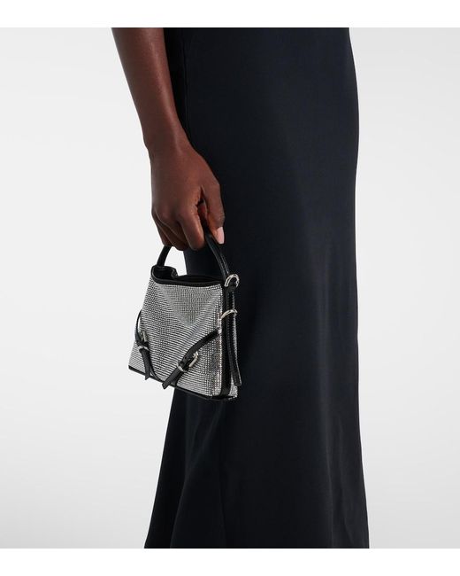 Givenchy Gray Voyou Nano Embellished Shoulder Bag