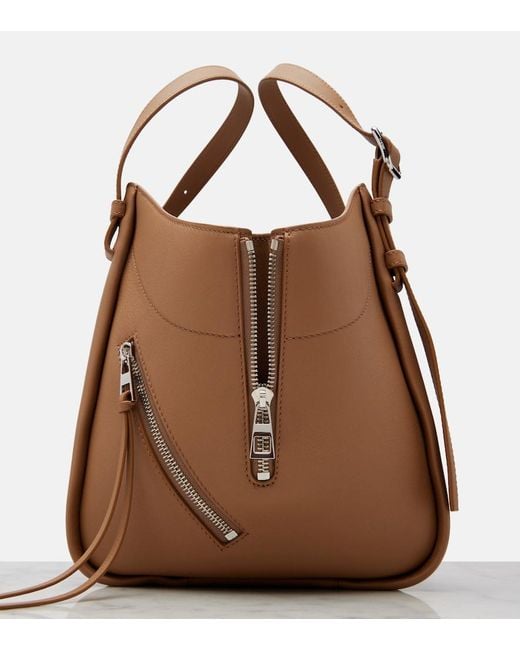 Loewe Brown Hammock Flip Medium Leather Top-Handle Bag