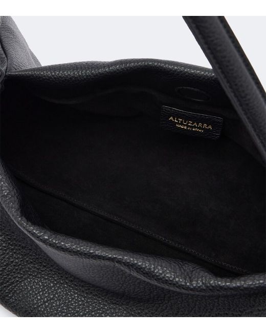 Altuzarra Black Origami Medium Leather Shoulder Bag