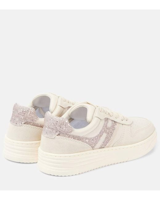 Hogan Natural H630 Leather Sneakers