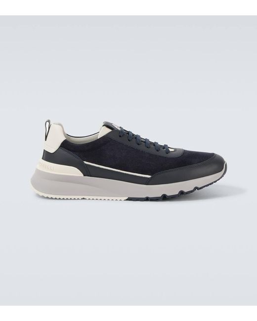 Brunello Cucinelli Blue Sneakers for men